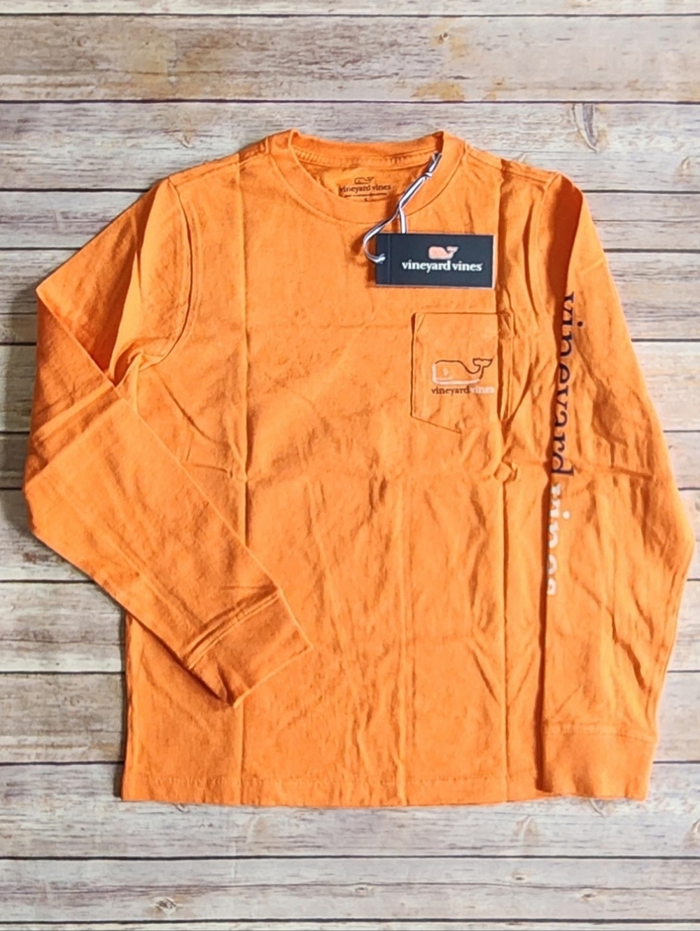 Vineyard Vines Kid Burgee Vintage Whale Tee Size S(8-10)